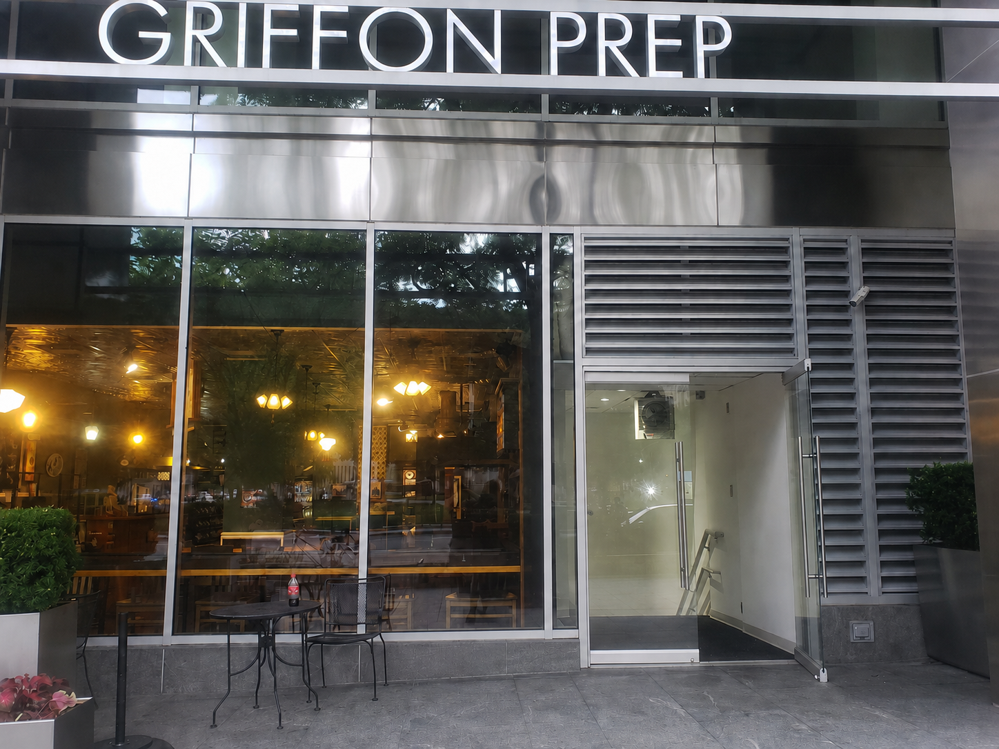 Griffon Prep entrance at 1443 K Street NW in Washington, DC